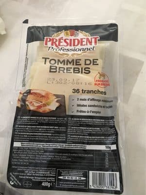 Tomme De Brebis En Tranches