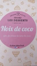 Sorbet noix de coco