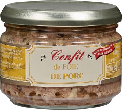 Confit de foie de porc