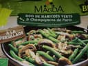 Duo de haricots verts et champignons