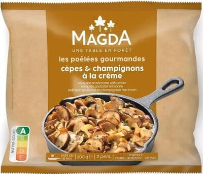 Cèpes et champignons à la crème