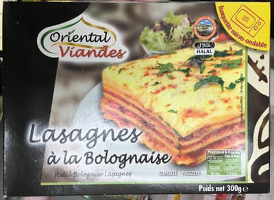 Lasagnes à la bolognaise