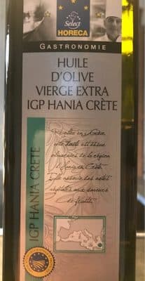 Huile d'Olive Vierge Extra IGP HANIA CRÈTE