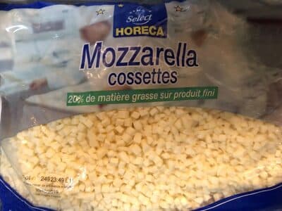 Mozzarella cossettes