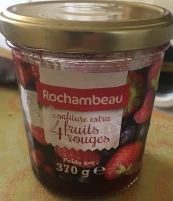 Confiture extra : 4 fruits rouges