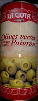 2 / 1 Olive Verte Farcie Poivron La Ciotat