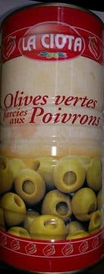 2 / 1 Olive Verte Farcie Poivron La Ciotat