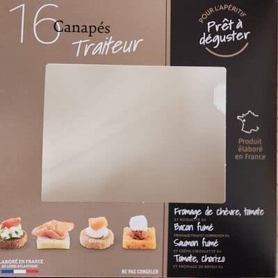 16 canapés traiteur