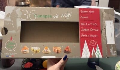 36 canapés de Noël