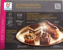 22 mignardises tout chocolat