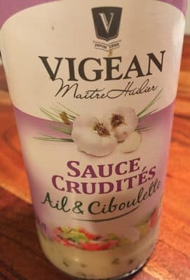Sauce Crudites Ail Ciboulette