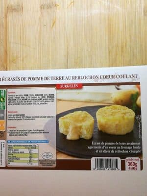 Écrasé de pomme de terre au reblochon