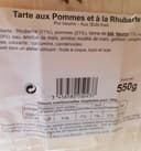 Tarte aux Pommes et à la Rhubarbe