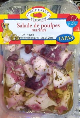 Salade de poulpes Marinés