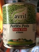 Petits pois extra fins