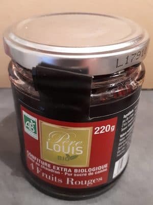 Confiture 4 fruits rouges