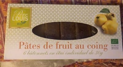 Pâtes de fruit au coing