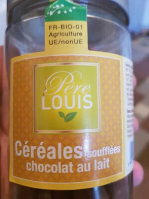 céréales soufflées chocolat au lait pere louis