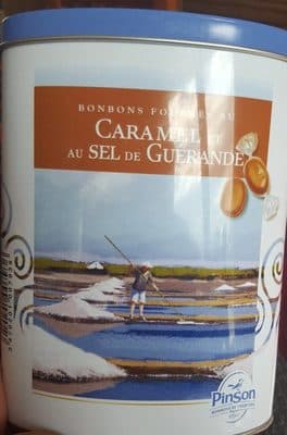 150G Bonbon Fourre Caramel Sel De Guerande Pinson