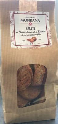 Palets au beurre demi-sel de baratte et aux Noisettes torrifiées