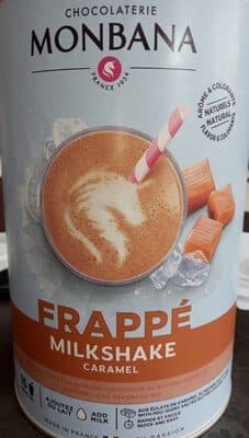 Frappé milkshake caramel