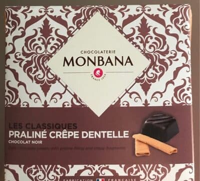 Les Classiques Praliné Crêpe dentelle - Chocolat Noir