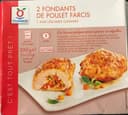 2 Fondants de Poulet Farcis aux Légumes Cuisinés