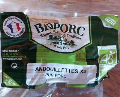 Andouillettes de porc biologique