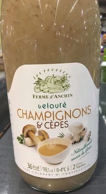 Velouté champignons & cèpes
