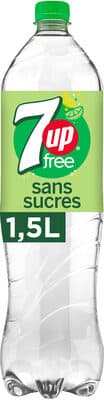 7UP Free saveur citron & citron vert