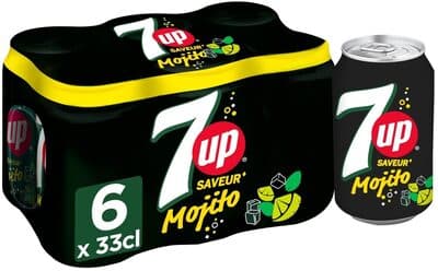 7UP saveur mojito 6 x 33 cl