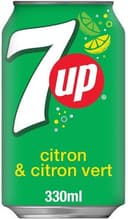 7UP saveur citron & citron vert 33 cl