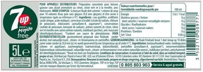 7UP Free saveur mojito