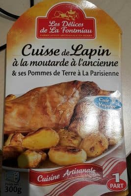 Cuisse de Lapin à l'Ancienne & ses Pommes de Terre à la Parisienne