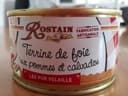 Terrine de foie aux pommes et calvados