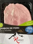 JAMBON CUIT A L'ETOUFFEE - 4 tranches