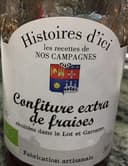 Confiture extra de fraises