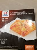 4 paniers saumon et noix de Saint-Jacques