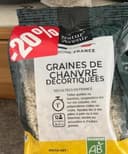 Graines de chanvre décortiquées