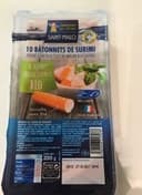 10 Batonnets De Surimi merlan bleu sauvage