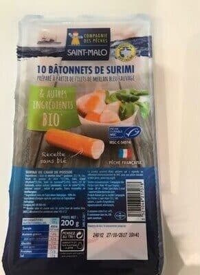10 Batonnets De Surimi merlan bleu sauvage