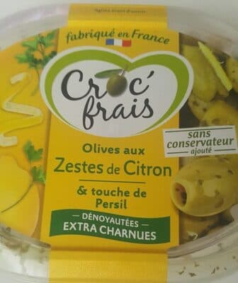 Olives aux Citron & touche de persil
