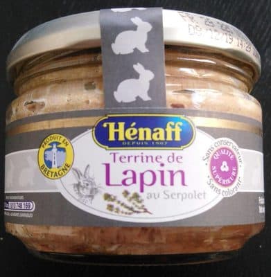 LOT 2 VERRINES LAPIN