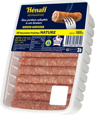 20 Saucisses Fraîches Nature