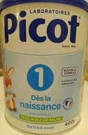 Lait infantile 1er âge