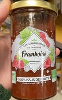 100% issu de fruit framboise