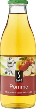 Jus de pomme à base de concentré