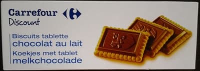 Biscuits tablette chocolat au lait