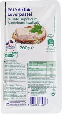 Pâté de foie de porc Qualité Supérieure