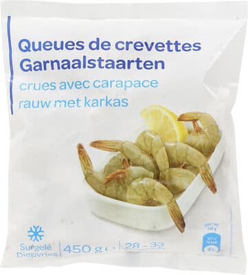 Queues de crevettes CRUES